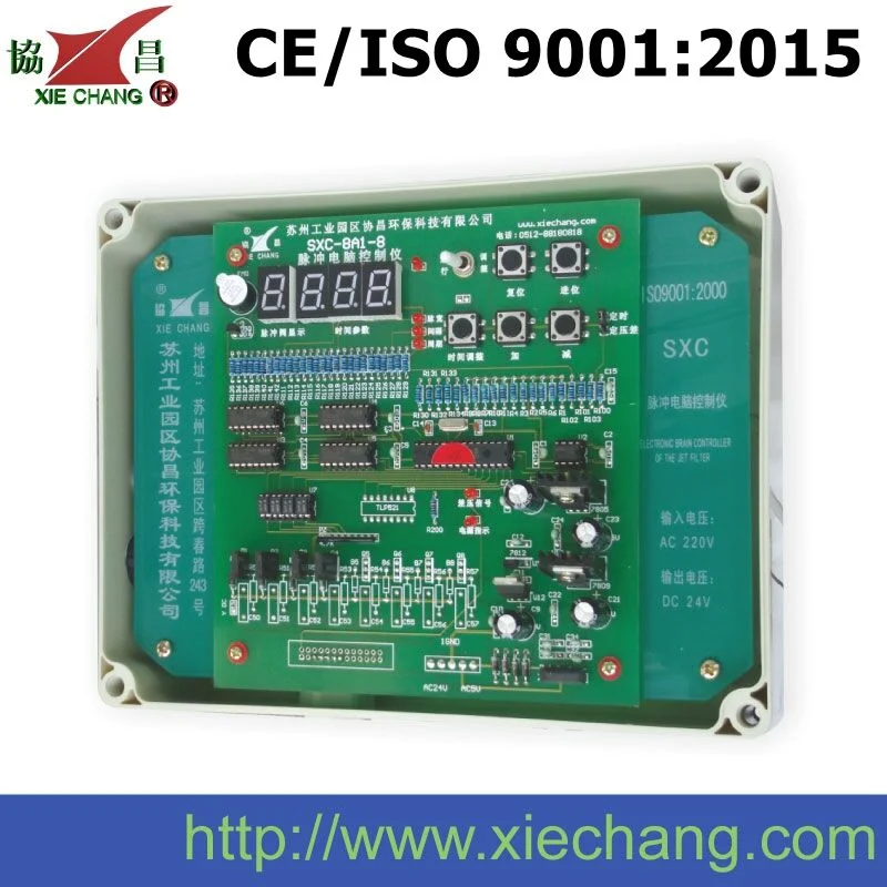 ac220v DC24V AC110V AC230V temporizador del controlador del colector de Pulse Jet