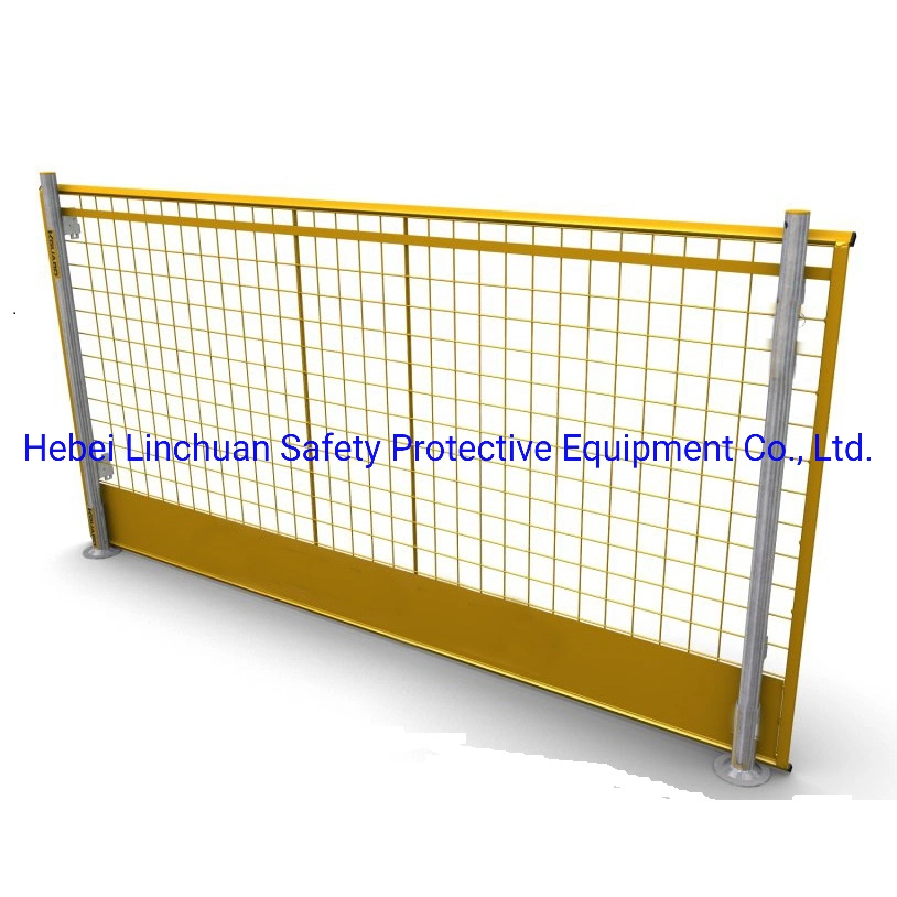 High Security Safety Steel Frame Mesh Edge Fall Protection Barrier Fence