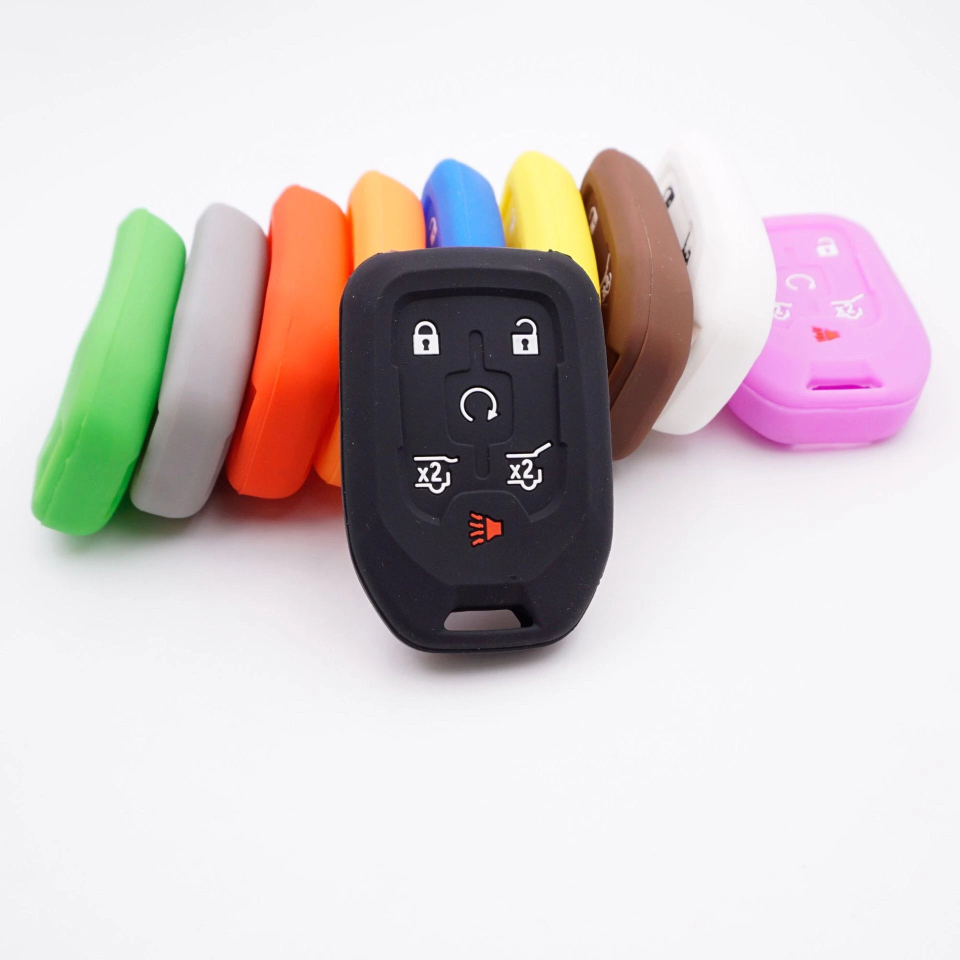 Silicone Car Key Case Smart Remote Control Fob Cover for Chevrolet