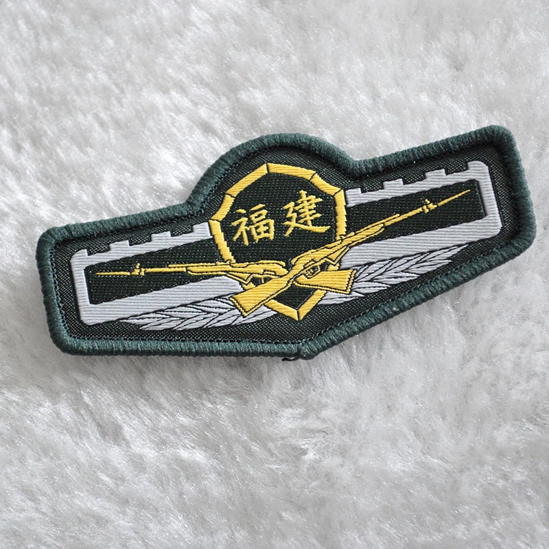 High quality/High cost performance  Woven Patch Shoulder Badge for Garment/Clothing/Apparel