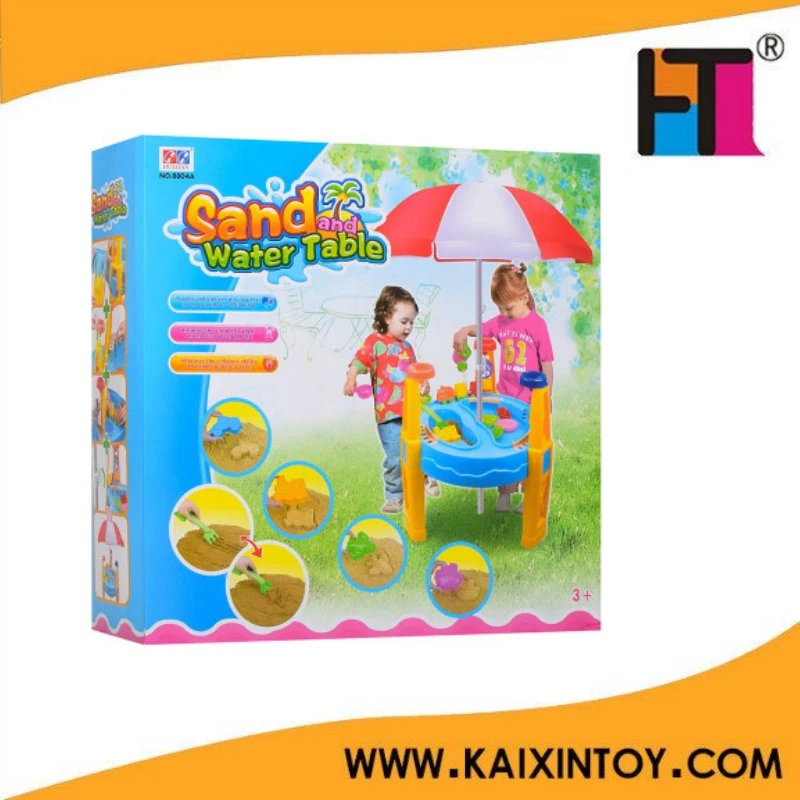 Divertido juego de arena juguetes niños juguetes de plástico con sombrilla