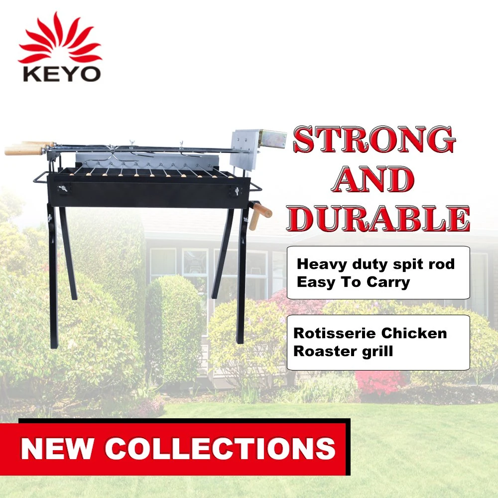 Machine Charcoal Rotating Electric Skewer Automatic BBQ Grill