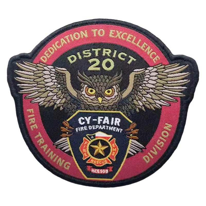 Custom Clothing Woven Fabric Twill Woven Patches/Embroidery Patches