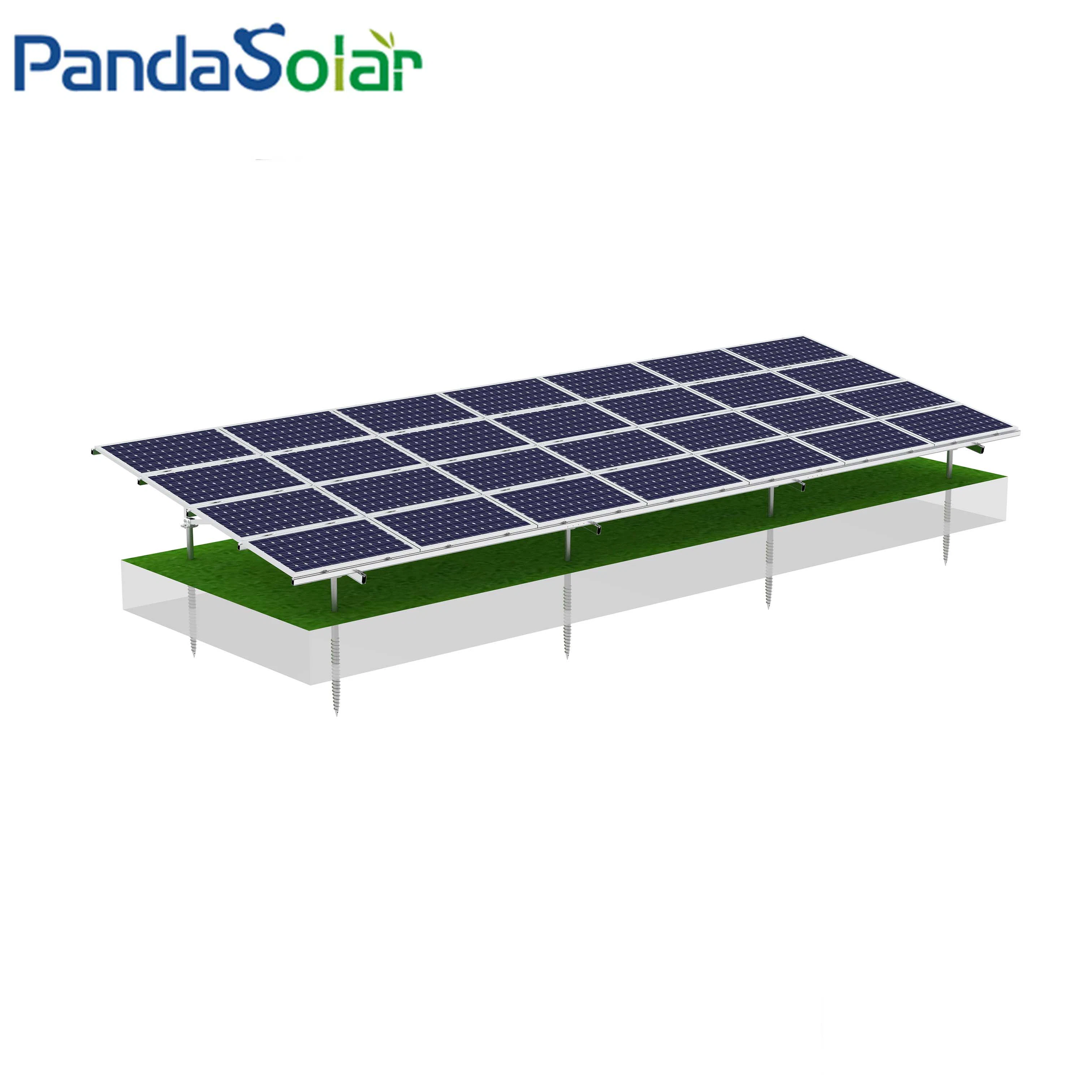 PV Ground Mounting System Module Aluminum Solar Rail Wholesale/Supplier