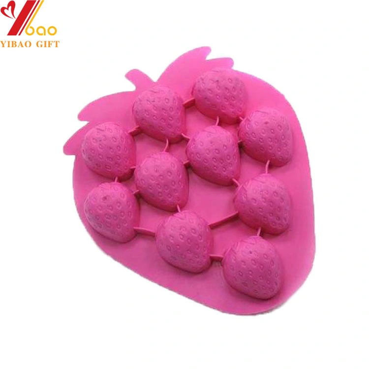 Fruit Strawberry High Temperature FDA Certificate Cake Bakeware/Silicone Cake Mould (XY-HR-60)