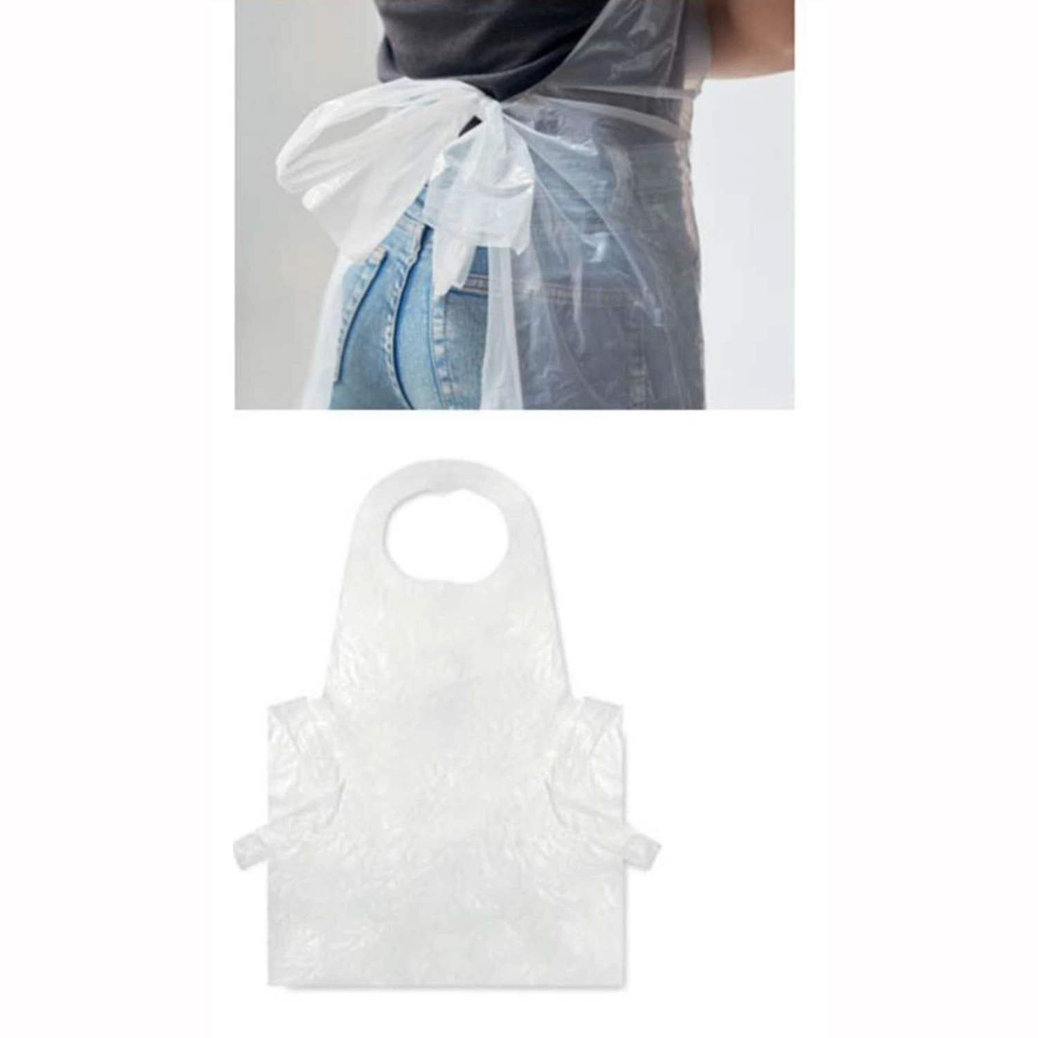 Wholesale/Supplier Personal Protection Cleaning Hospital Disposable HDPE LDPE Bioplastic Apron