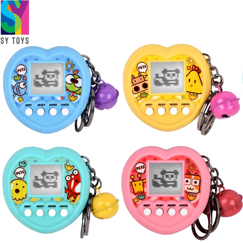 Sy Retro Handheld Electronic Pets Game Virtual 168 Animals in One Classic Tamagotchi Keychain Toys