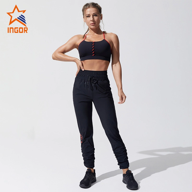 Ingorsports Wholesale Women Sports Fitness Clothing Sport Wear 2 Piece Workout Set Women Gym Yoga Wear Sportswear