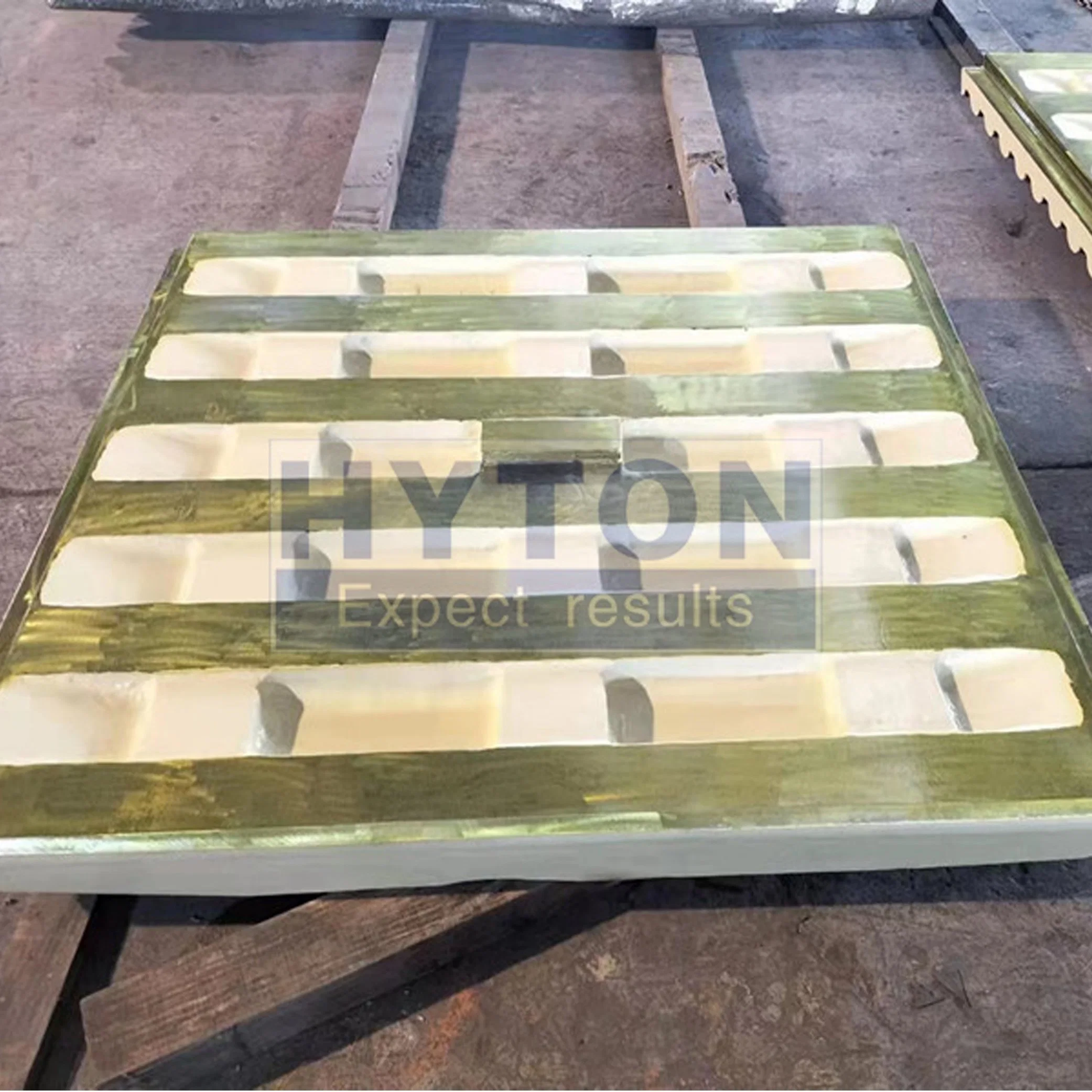 High Manganese Steel Mn18cr2 Jaw Plate Suit Telsmith Jci Kpi Jaw Crusher Wear Parts