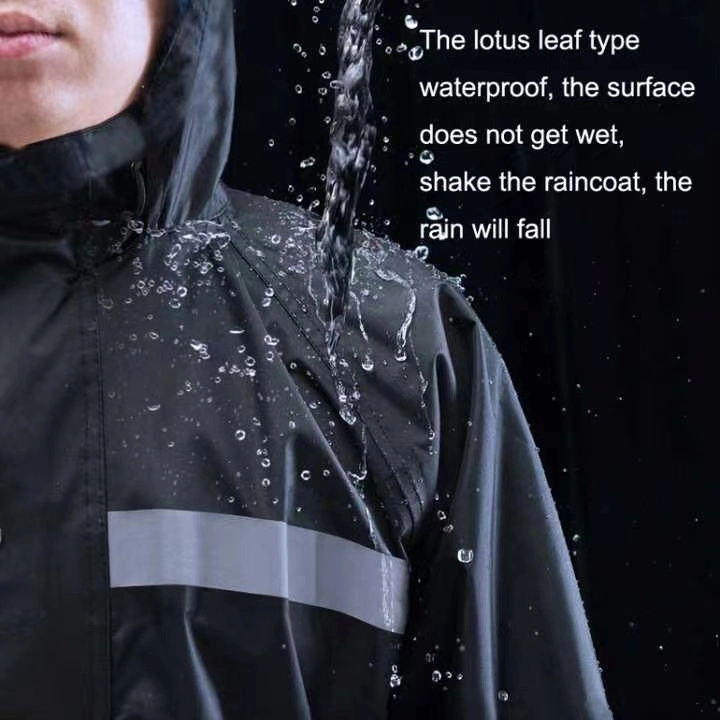 China la fabricación de moda siempre anorak impermeable siameses piscina reflectante adultos caballo capa de lluvia