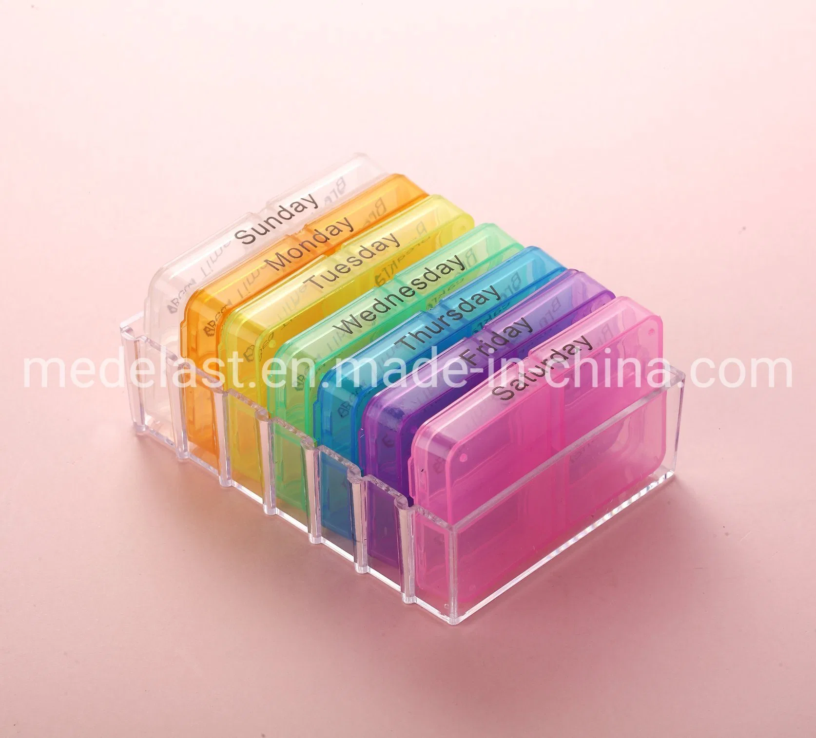 Caja de pastillas para regalo de promoción fabricada con PP o ABS