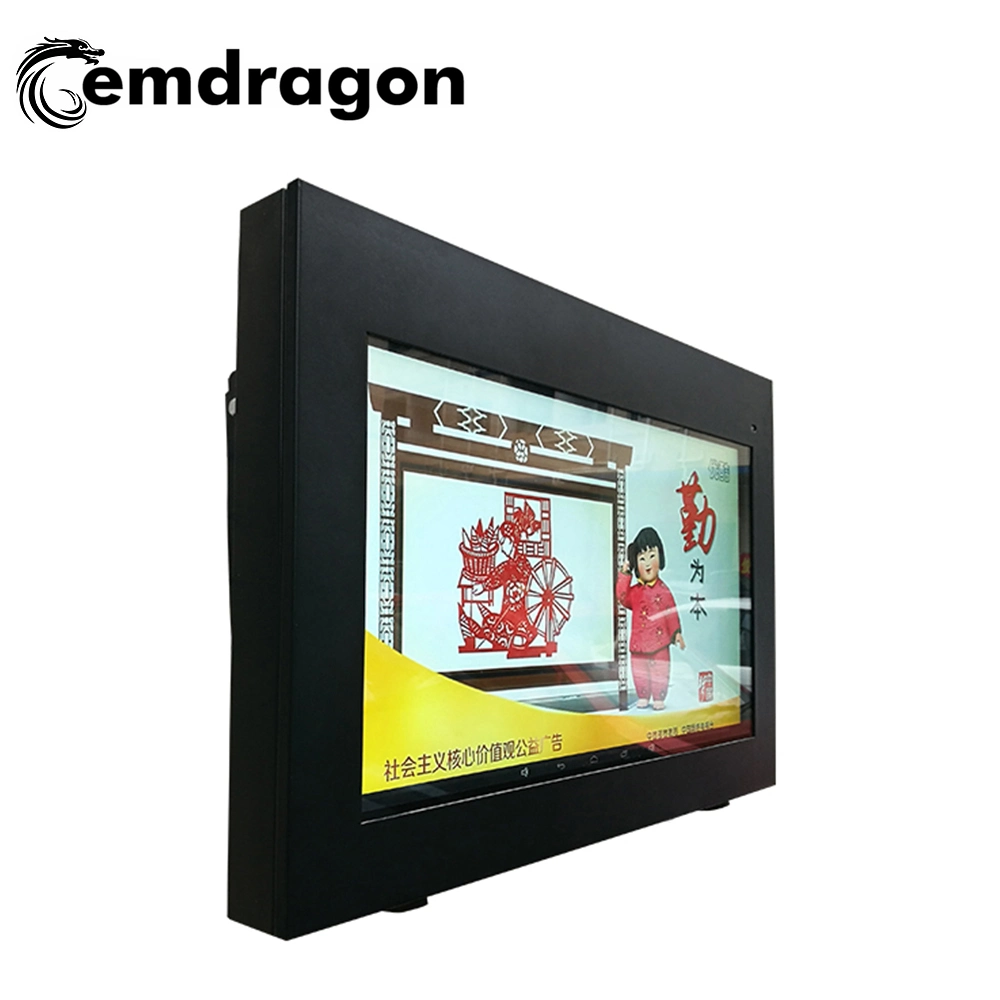 WiFi Digital Totem Outdoor Advertising Machine with 65 Inch Ultra Thin Air-Cooled Cross-Screen with Remote Control Wall Mount Digital Signage