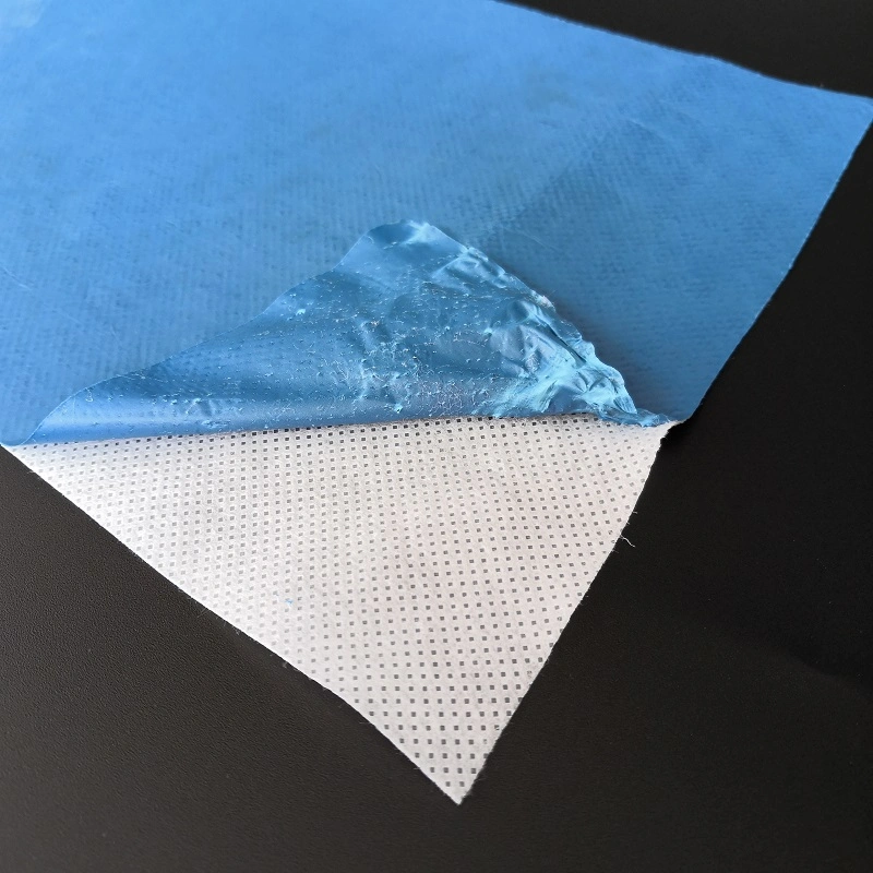 Waterproof PE film Glue Coated with PP Spunbond Nonwoven Fabric with High Beathability