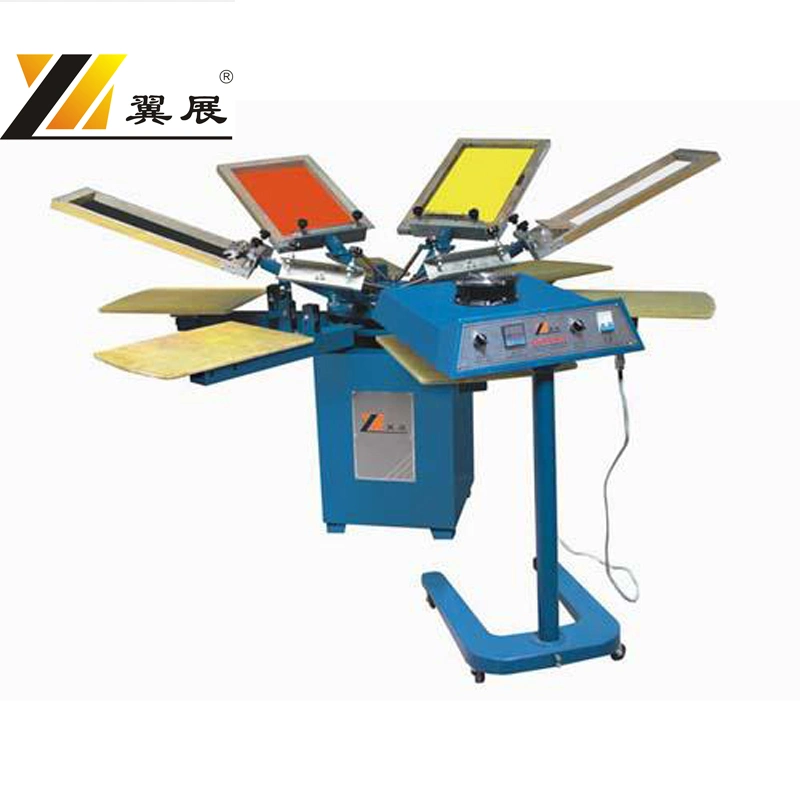 Spm 4/6/8 Colors Manual Screen Printing Machine for T-Shirt/Non-Woven Bags