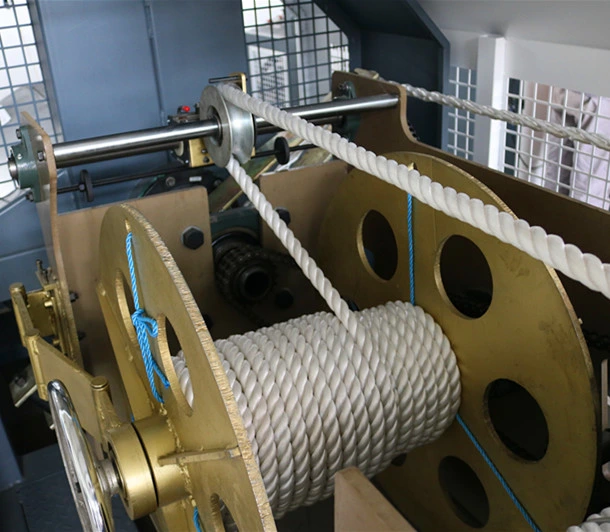 Top Sell 3-32mm PP PE Plastic Polypropylene Nylon Fiber Yarn Rope Twisting Machine with Video