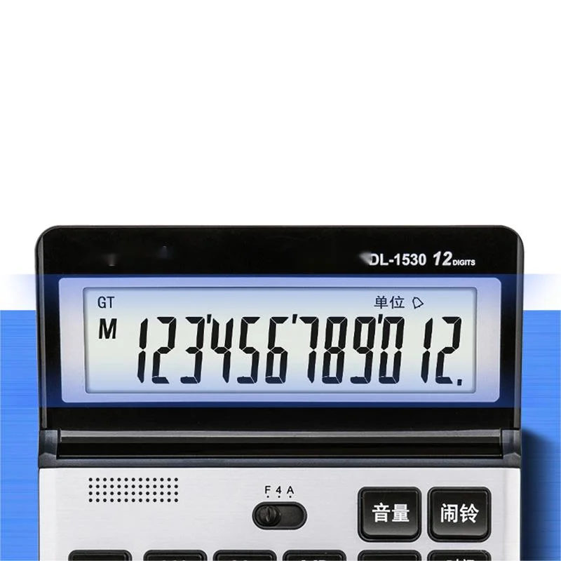 Calculatrice populaire avec grand affichage pour le bureau, les finances et la voix.