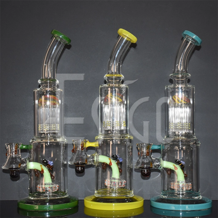 Esigo Glass Tree Perc Banger Hanger Hookah Water Pipe