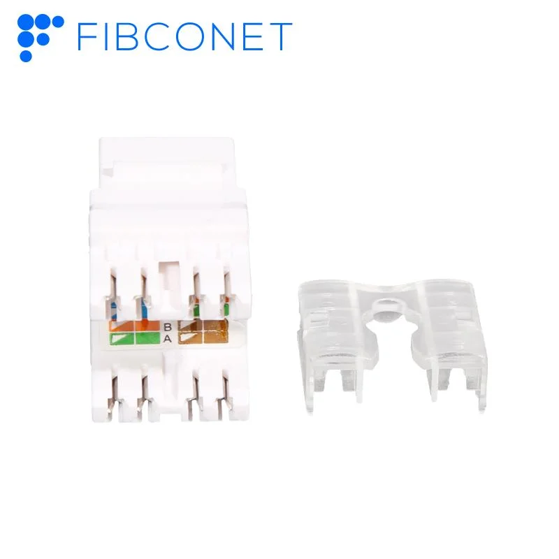 180 Grad UTP CAT6 Keystone Jack RJ45 Netzwerkmodul für LAN-Kabel