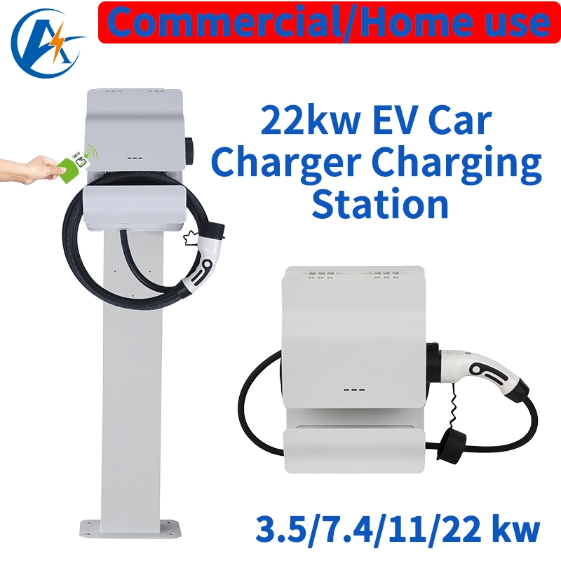 Manufacturer 22kw EV Car Charger Charging Station with Electric Vehicle RFID Card