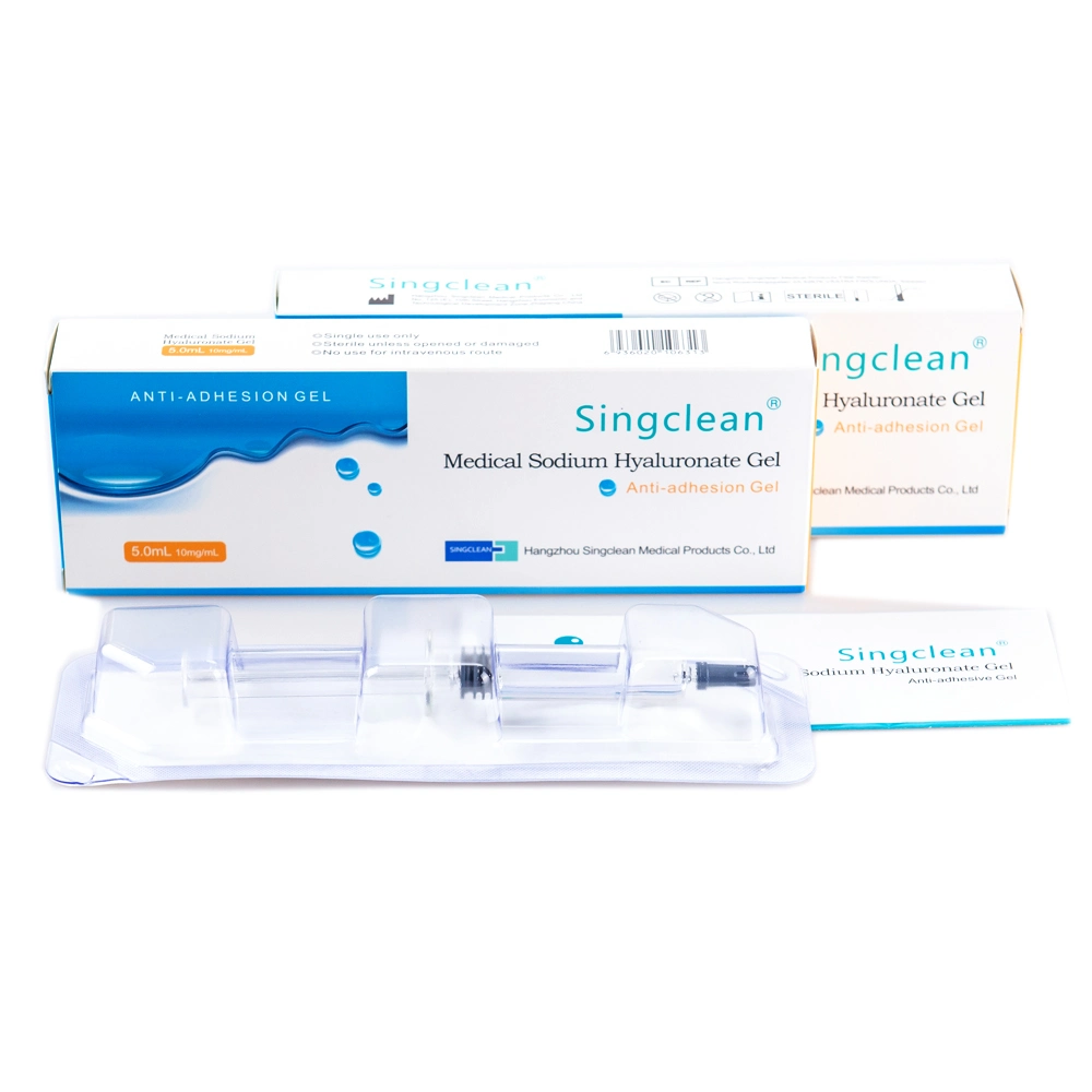 Singclean Gel de sodium hyaluronate médical pour l'anti-adhérence chez les patients chirurgicaux.