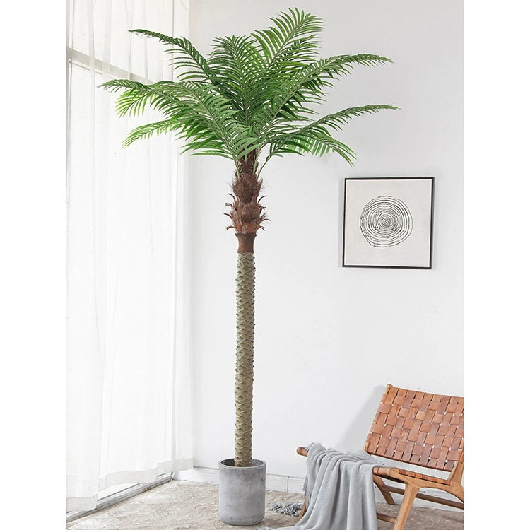Europäische Ins Hot Style Dekoration Künstliche Topfpflanze Hohe Palm Pflanze Bonsai Palme für die Gartendekoration des Hotels