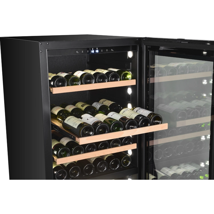 Digital Display Dual Zone Compressor Cooling Wine Cooler Bar Fridge