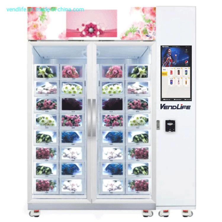 Factory Direct Sell New Model Full Automatic Floss Vendlife Flower Vending Machine Automatic Cotton Candy Making Machine