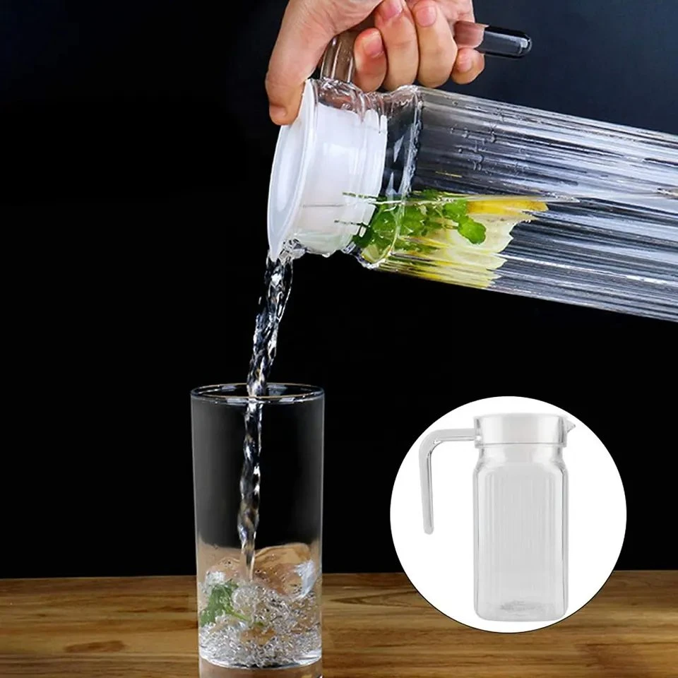 Hot Sell Plastic Water Jug Juice Drinking Pitcher with Handle