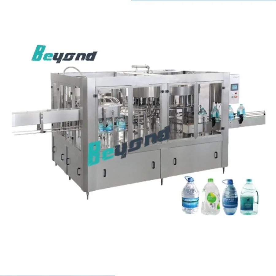 Factory Low Price Hot Selling 5L Bottle Pure Drinking Mineral Water Soda Water Beverage Liquid Washing Filling Capping Packing Machine Water Filling Machine