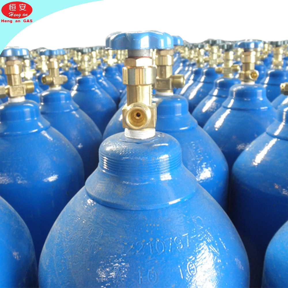 CE ISO Certification High Pressure 40L 150bar Refillable Oxygen Cylinder