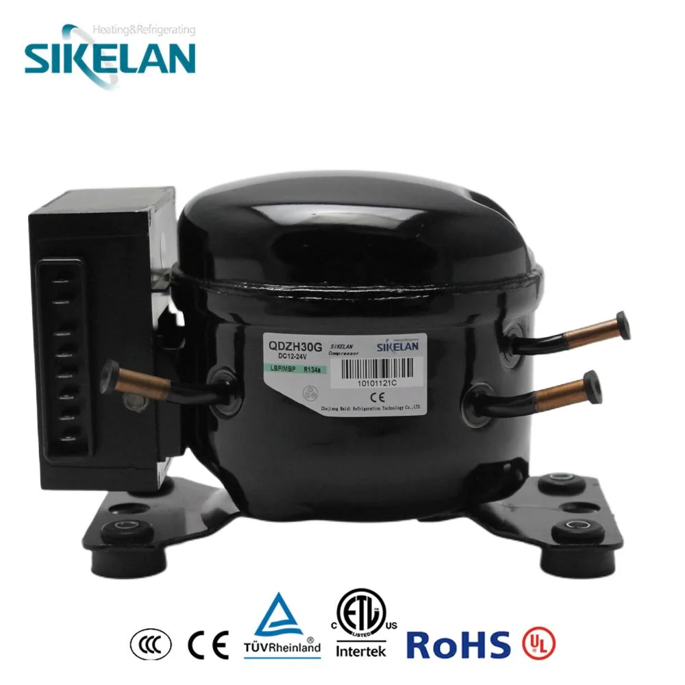 Caixas de refrigeração móveis compressor de refrigeração R134A/R600A 12V/24V/48V DC