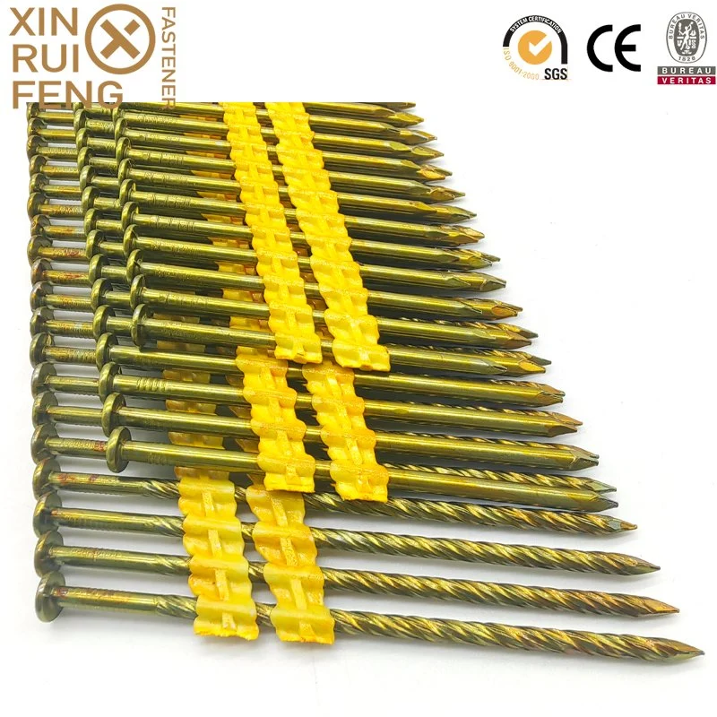 China Manufacturer 21 Degree Spiral Shank Framing Nail Factory Price