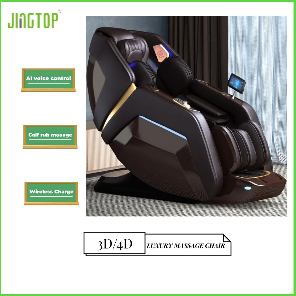 Hot Sale Electric Kneading 4D Zero Gravity Heated Full Body Massage Chair