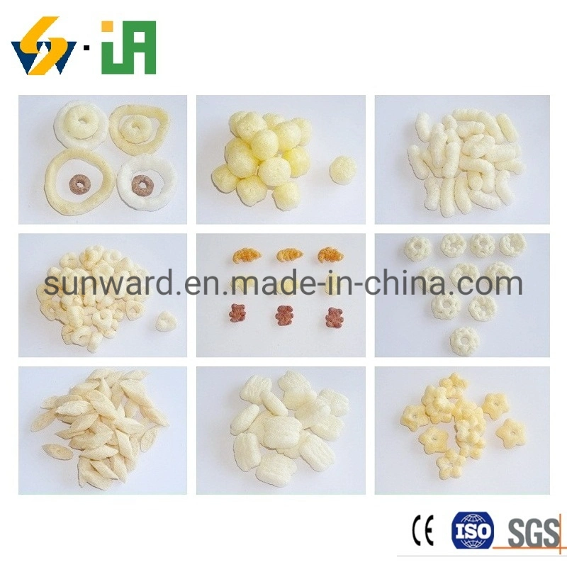 Extruded Ready to Eat Snack Food Corn Sticks Cheess Balls Plant Processing Line Making Machine