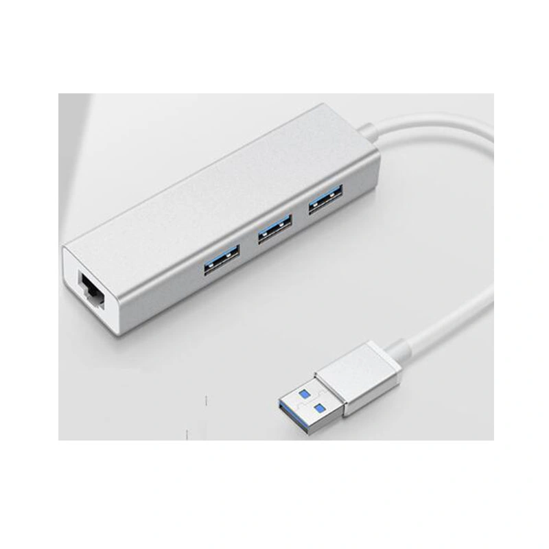 USB to USB 3.0 Hub RJ45 Gigabit Ethernet Phone Charging