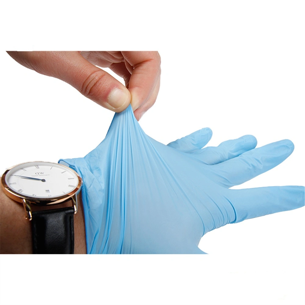 Nitrile Examination Gloves Medical Powder Free Blue White Purple Pink Black Gloves