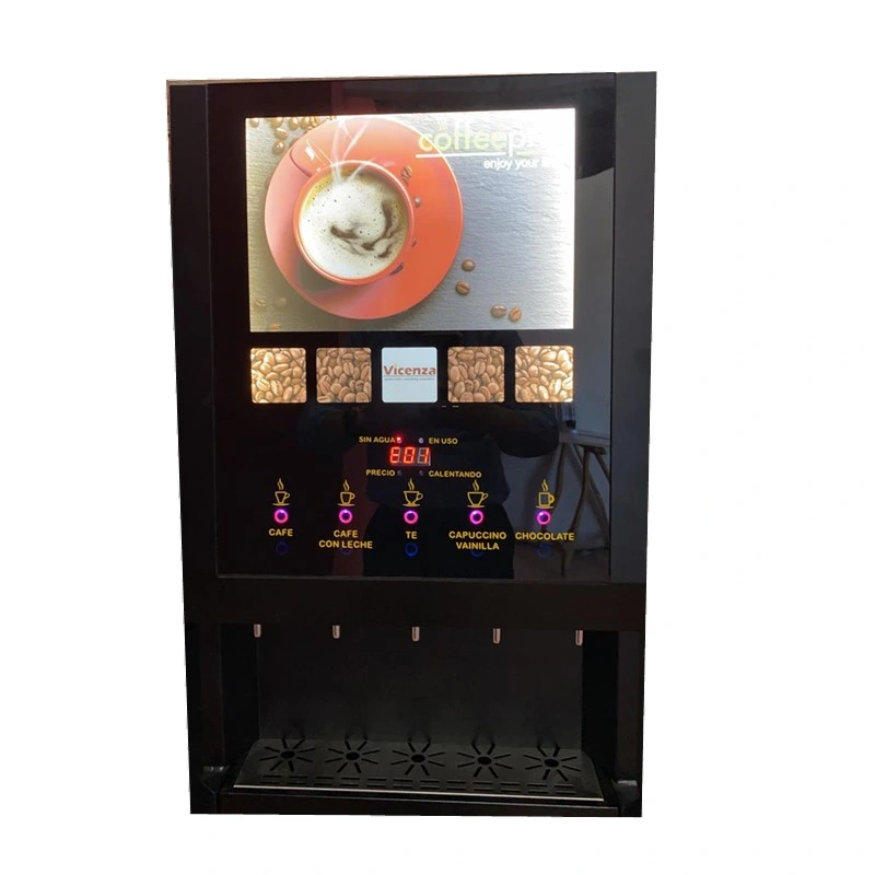 High quality/High cost performance Coin Note Heating Water Maker Tea and Coffee Vending Machine