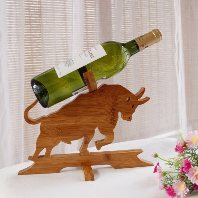 Bamboo & Wooden Wine Rack for Home Decoration