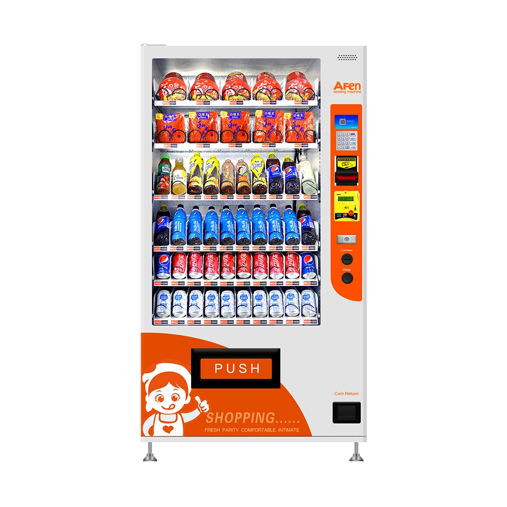 Afen 24 Hours Service Convenient Cell Cabinet Vending Machine with Refrigeration System