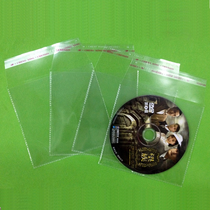 High quality/High cost performance  1CDS PP Sleeve Transparent Thickened Plastic Single Side CD Bag