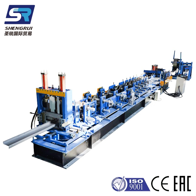 Fully Automatic Metal Frame C Z U Purlin Channel Stut Profile Cold Drawn Roll/Rolling Making Forming Machine