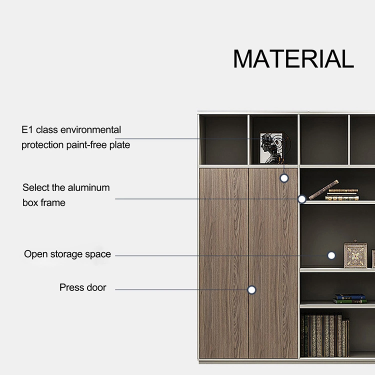 Wholesale/Supplier Customization of File Cabinet Lock Bookcase Storage Cabinet Office Equipment