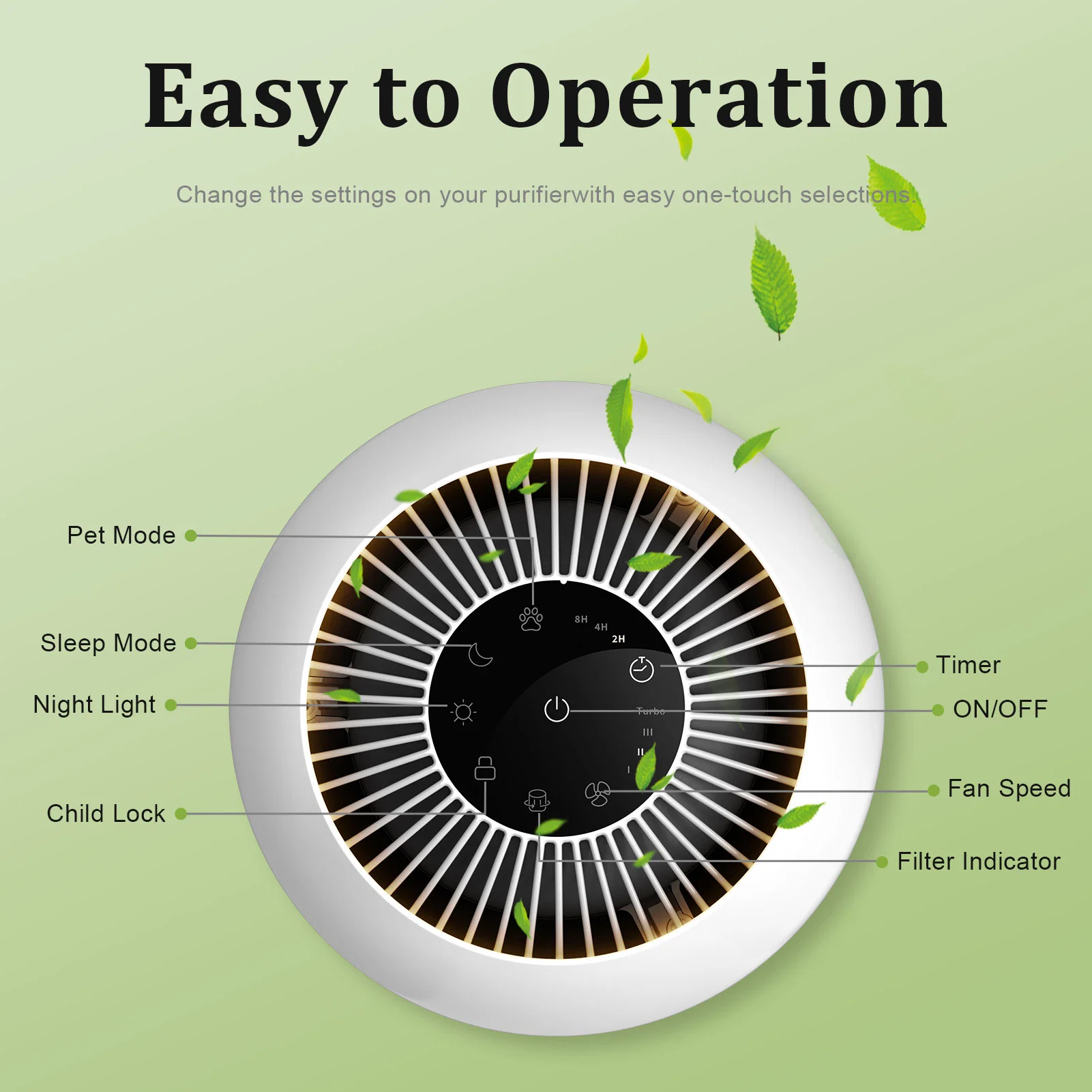 Good Selling Portable Air Purifier Purificador De Aire with RoHS/Reach/Pah for Home Office