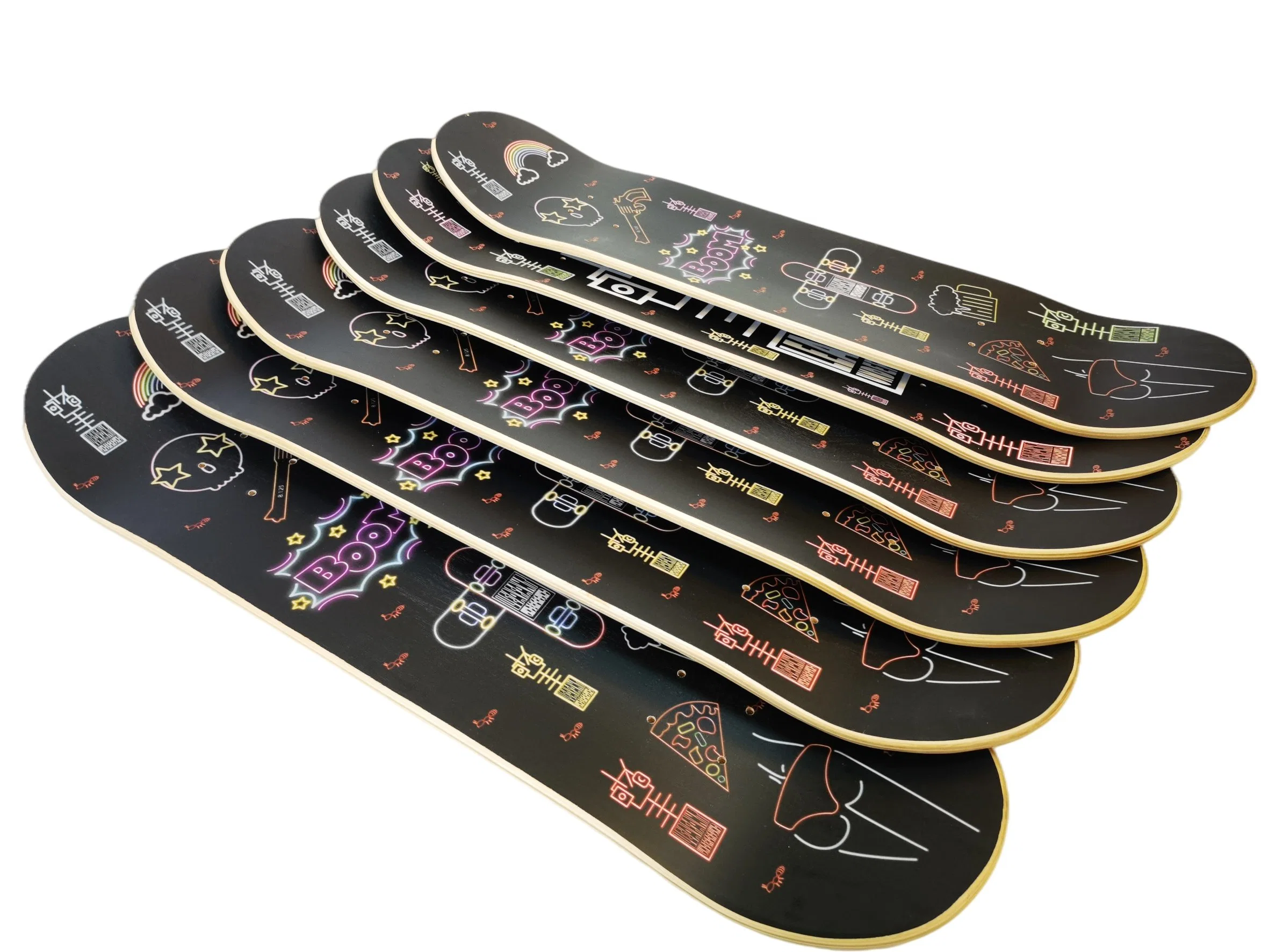 Großhandel liefern gute Qualität 7ply Maple Custom Professional Skateboard