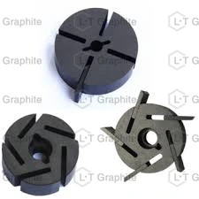 Dry-Running/Oil-Less Isotropic Graphite Rotors and Vanes for Space Heaters
