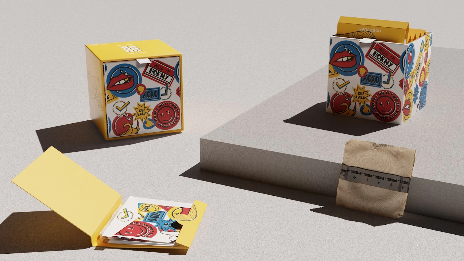Marque Factory promotion Cosmetic Packing Paper boîte cadeau à vendre