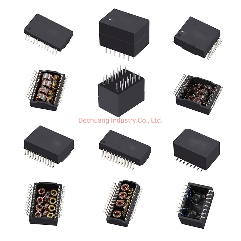 SMD Ethernet LAN Transformer 40 Pin Single Port 1000 Base-T Isolated Filter Modules Magnetic Network Surface Mount Type