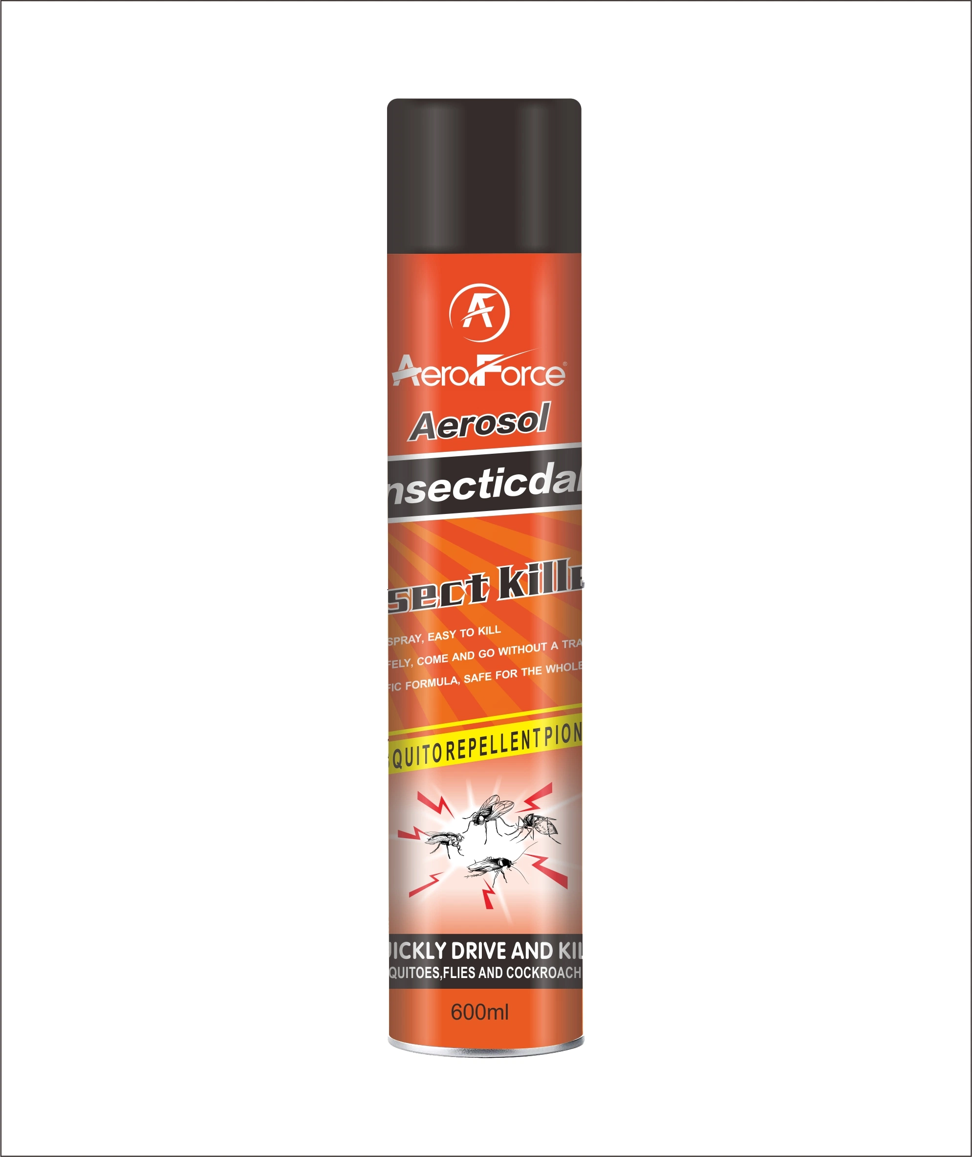 Un buen efecto aerosol hogar Spray Insecticida de Contacto Bed Bug/Mosquito/Asesino/Flyings cucaracha y orugas Anti-Mosquito