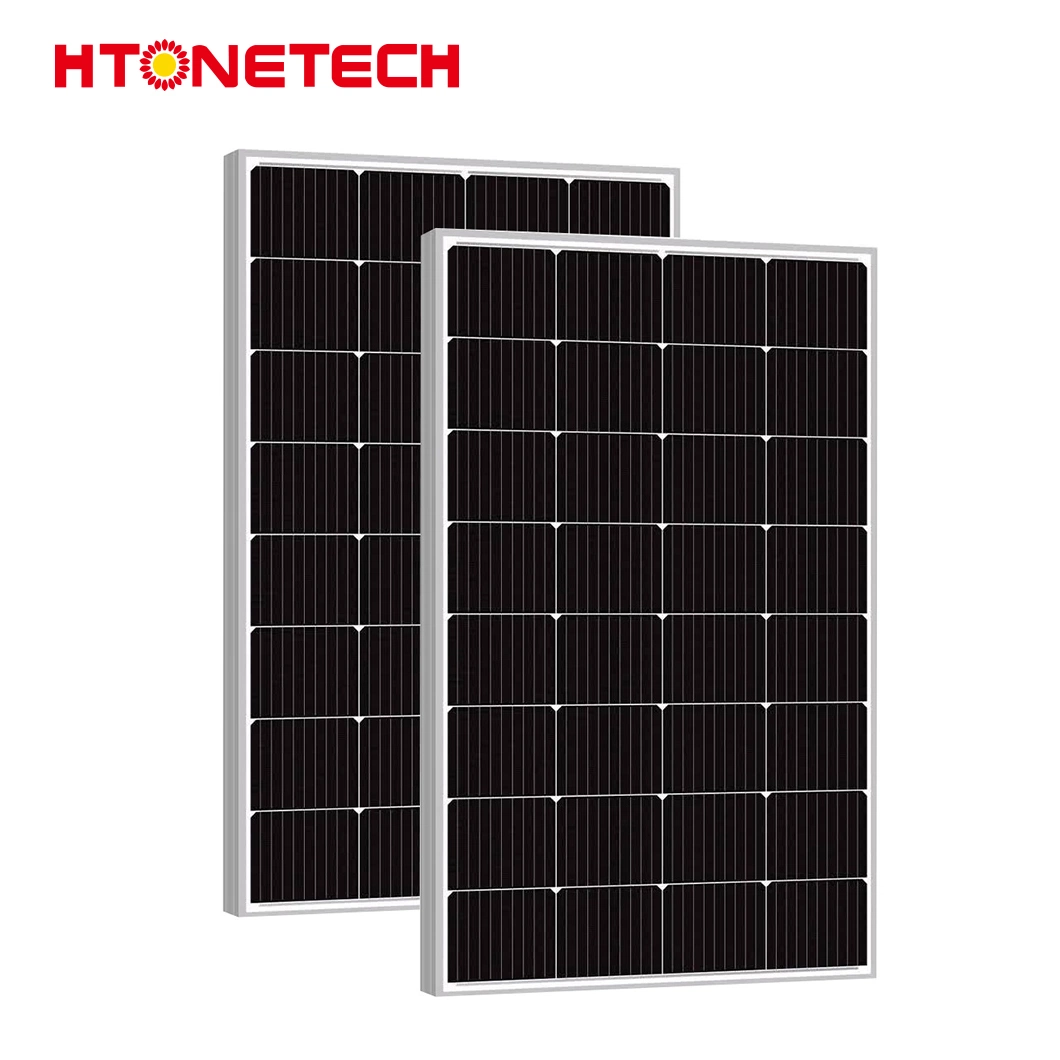 Panel Solar policristalino Htonetech 260W Original proveedores Panel Solar China tipo N Topcon todo negro Mono Perc Panel Solar monocristalino 120 Vatios