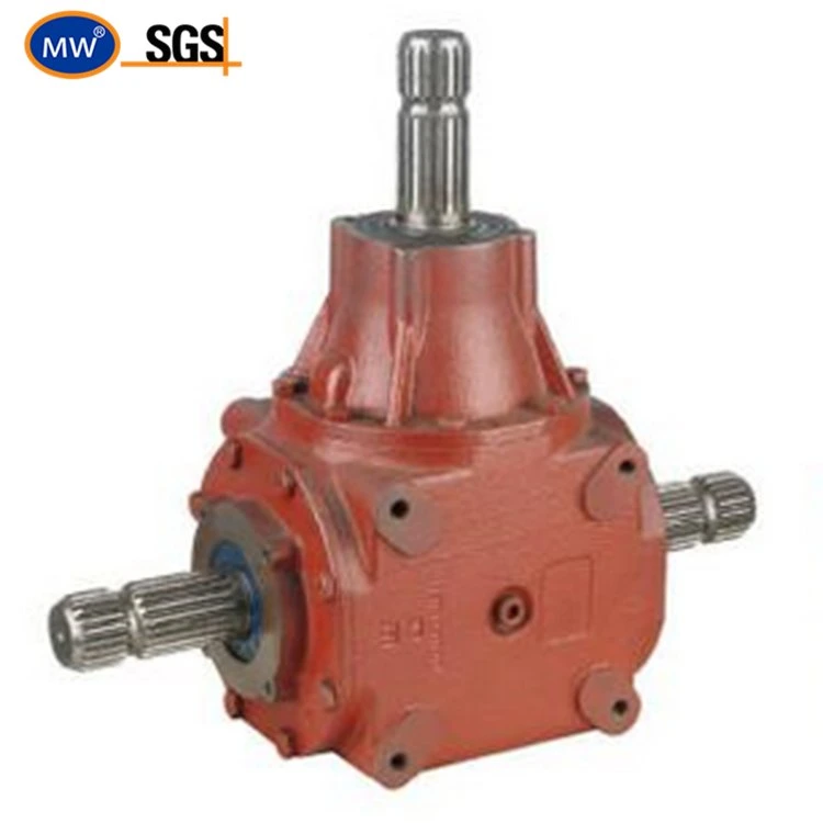 Cone Base Aequilate Spline Shaft Agricultural Gearbox for 90 Degree Farm Pto Tractor Slasher Rotary Tiller